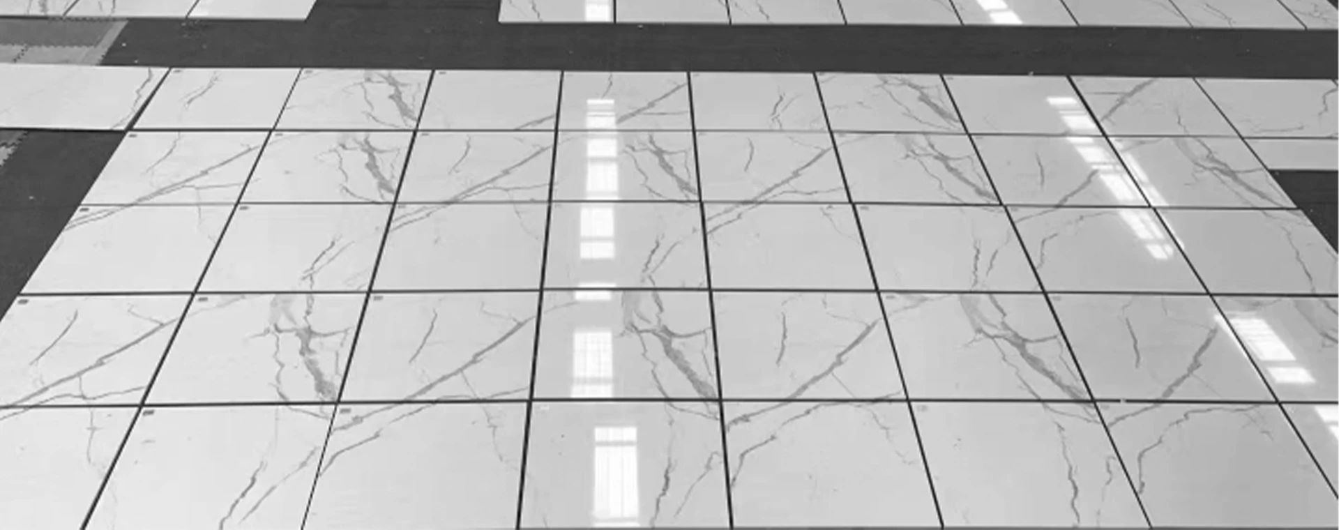 calacatta white marble factory dry lay confirmation