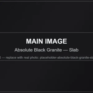 Absolute Black Granite — Slab natural granite stone