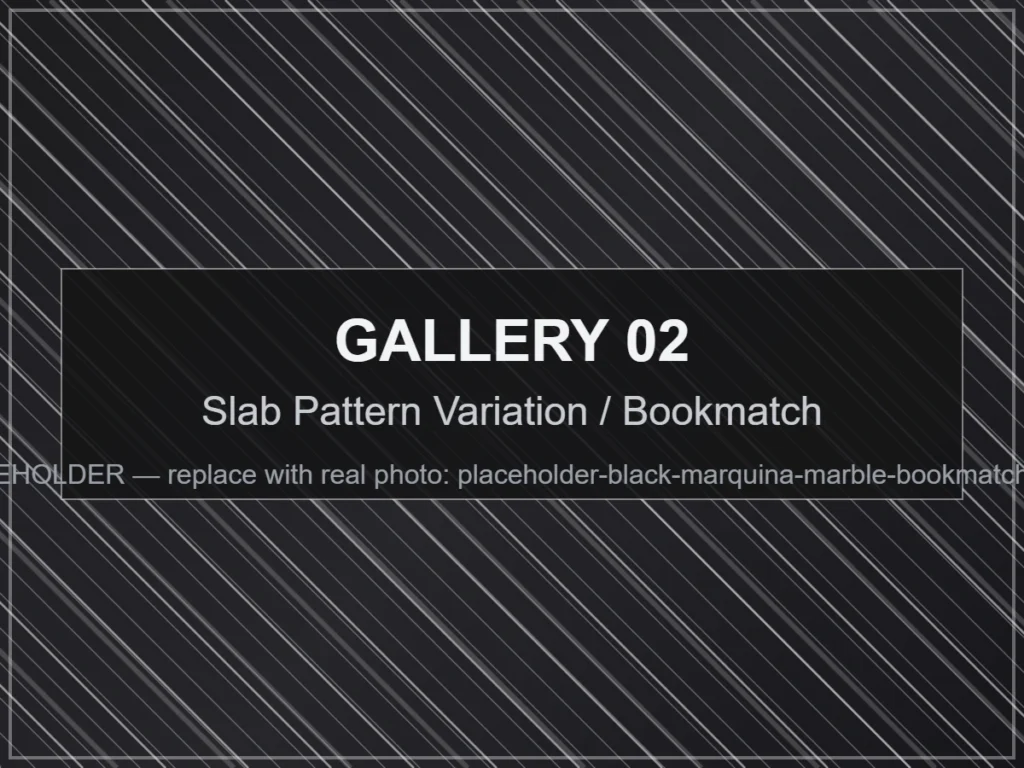 Slab Pattern Variation / Bookmatch natural marble slab