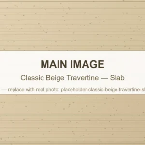 Classic Beige Travertine — Slab natural travertine stone