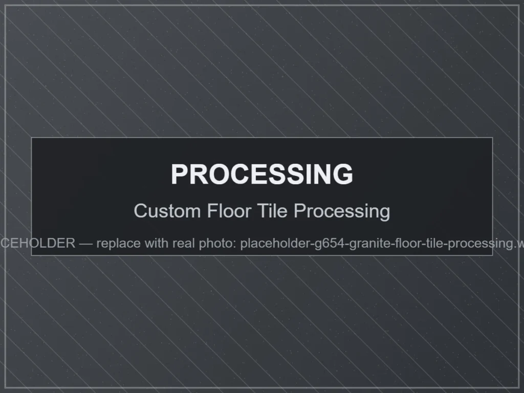 Custom Floor Tile Processing natural granite stone