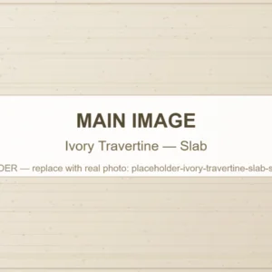 Ivory Travertine — Slab natural travertine stone