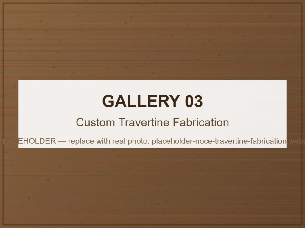 Custom Travertine Fabrication natural travertine stone