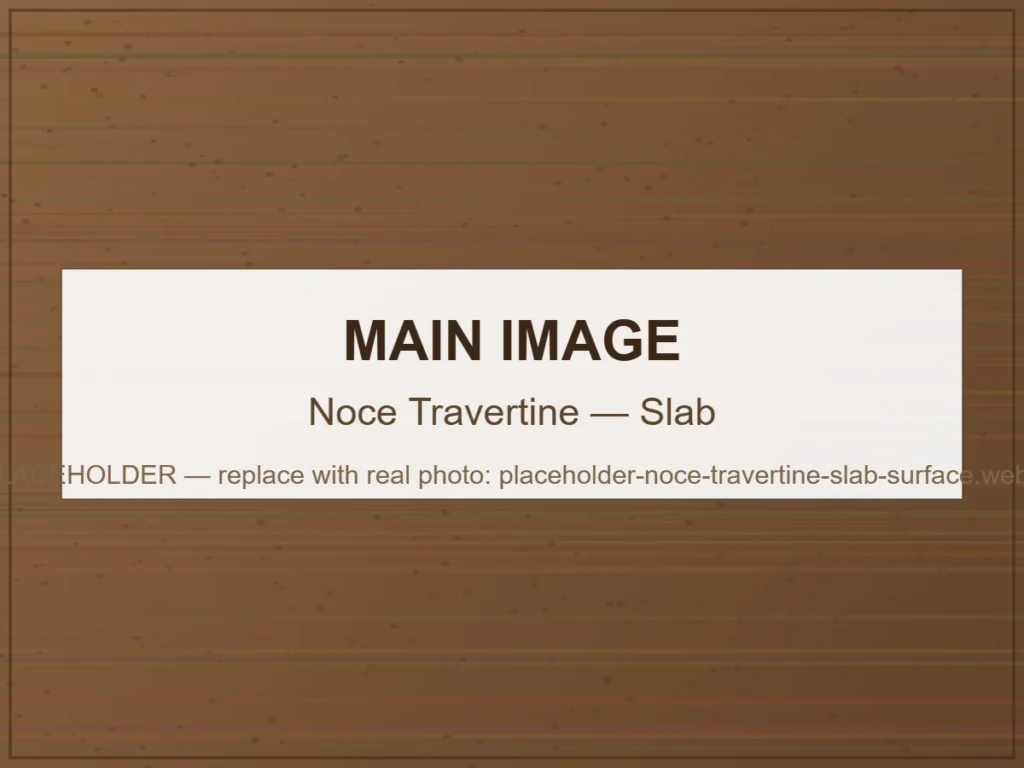 Noce Travertine — Slab natural travertine stone