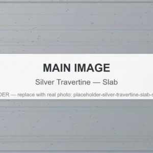 Silver Travertine — Slab natural travertine stone