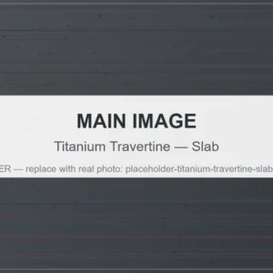 Titanium Travertine — Slab natural travertine stone